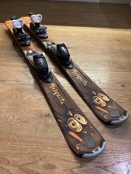 dětské lyže, lyžáky, přilba