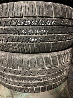 2x zimní pneu r21 275/45/21 vzorek 6mm