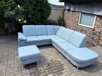 Luxusní kožená rohová sedací souprava Himolla® Top stav