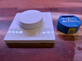 Yeelight chytrý otočný stmívač + Shelly relé