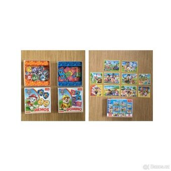 Jako nové pexeso, domino a puzzle Tlapková patrola