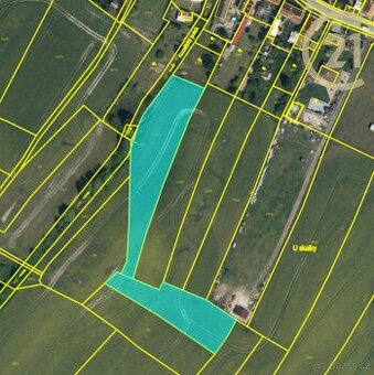 Orná půda 6 252 m² u obce Kozašice – investiční příležitost