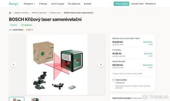 Křížový laser pronájem - 1