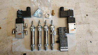 pneumatický ventily cívky, pístnice, válce CAMOZZI