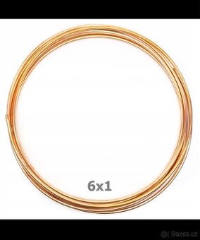 Cu měděná trubka 6x1 mm