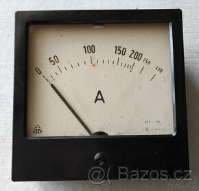 Panelové ručkové měřidlo - ampermetr - 1