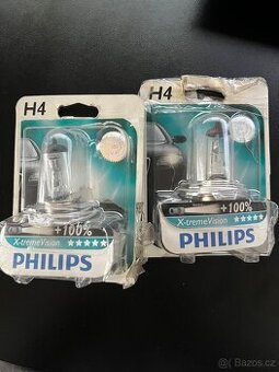 2x Žárovky Philips X-treme vision H4