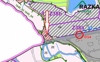 Prodej stavebních pozemků (2371 m2)  kú Planá u...
