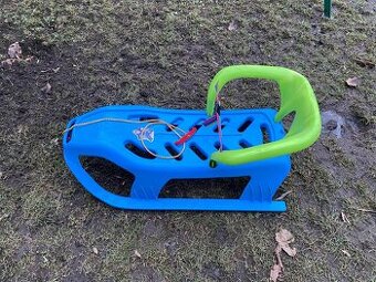 Dětské sáňky s opěradlem Snow Star