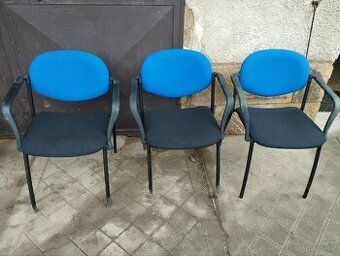 Kovová židle 3ks