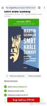 Martin Sichinger Smrt krále Šumavy nová... James Aitcheson