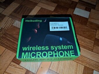 mikrofonní XLR vysílač a přijímač pro 2 mikrofony