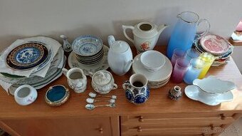 Porcelánové a skleněné nádobí