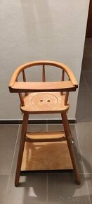 Dřevěná jídelní židle-retro - 1