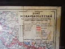 Mapa Země MoravskoSlezká