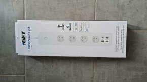 Kabel prodlužovací iGET Power 4 USB HOME - Wi-Fi 4x zásuvka
