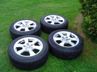 4X LETNÍ HLINÍKOVÁ KOLA ŠKODA OCTAVIA III,II 205/55 R16.TOP