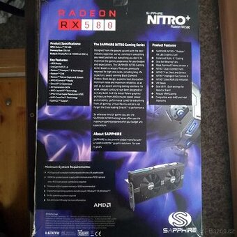 Radeon RX580   Nitro  8gb  sapphire