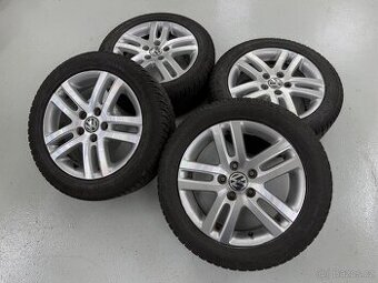 Originál Volkswagen ALU kola 5x112 r16 zimní pneu 5mm
