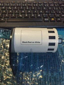 Brother DK 22251 62mm/5m ORIGINAL BLACK/RED - 1