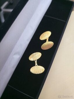 Prodám zlaté manžetové knoflíčky z 18k zlata 750/1000