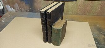 Kniha Dějepis města Prahy 1891 1897 a Babička.