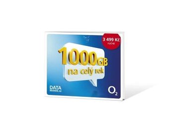 eSIM O2 Datamánie 1000GB/rok - 1