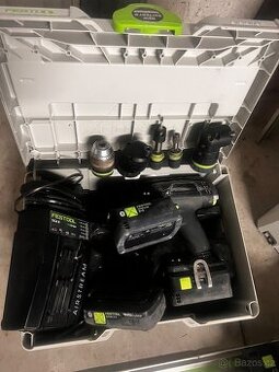 Festool akušroubovák se všemi nástavci
