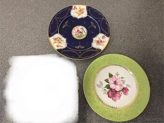 Dekorativní porcelánové talíře 2 ks