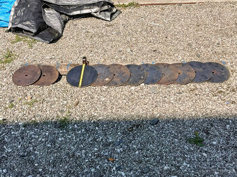 Ocelové kotouče 8 mm 12 mm