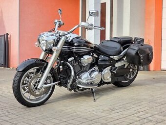 Yamaha XV 1900 Midnight Star, serviska, padací rám, brašny
