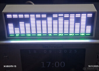 SPEKTRÁLNÍ ANALYZER ZVUKU - LED, NOVÉ
