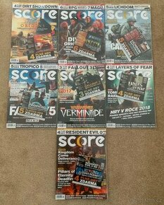 Časopisy Score 281, 284, 285, 286, 287, 288, 289