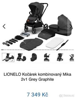 Lionelo kočárek 2v1 - 1