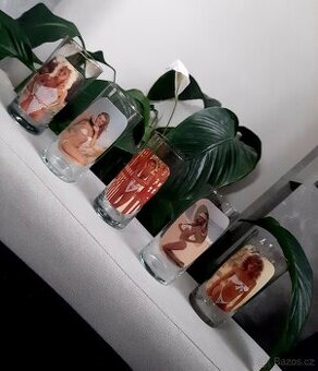 Retro svlékací skleničky..