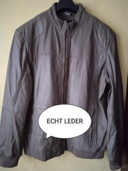 Pánská kožená bunda, velikost 58