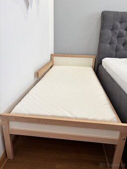 IKEA Dětská postel se zábranou vč. roštu a matrace