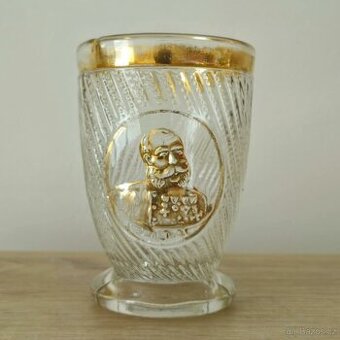 WW1 - ZLACENÁ SKLENIČKA - FRANZ JOSEF