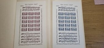 Kde domov můj aršíky ČSR 1934