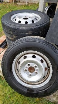 2ks Letní pneu Fiat Ducato+disky