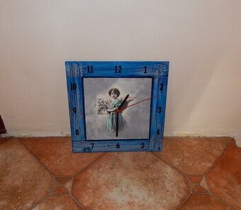 Andělské hodiny v modré