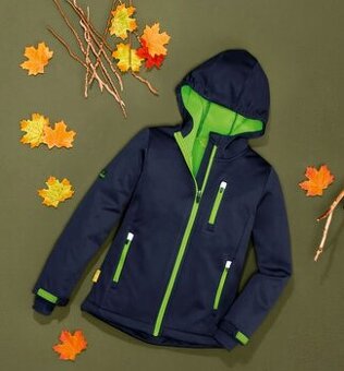 ☘️ Klučičí SOFTSHELLOVÁ BUNDA vel. 146/152 jarní ☘️