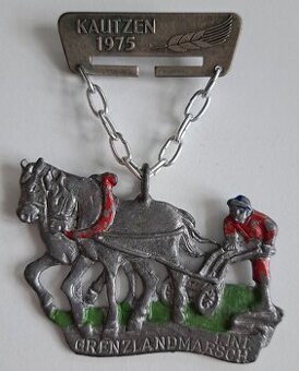 Turistická medaile / řád - 1.INT. Grenzlandmarsch Kautzen 75