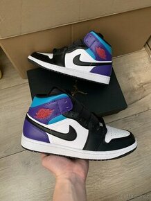 Jordan 1 Mid Court Purple Tropical Twist
