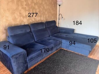 Rozkládací sedačka s úložným prostorem