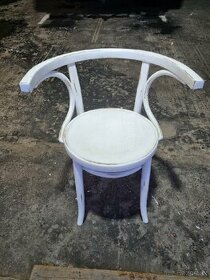Thonet židle bílá patina - 1