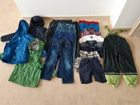 Oblečení mix kluk 110-116 (nepromokavé obl, bundy, kalhoty