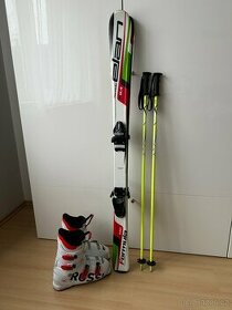 Lyže Elan 130cm + lyžařské boty Rossignol 26cm