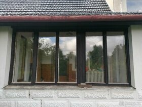 Dřevěné okno 3 + 2 s rámem