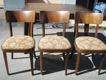 ORIGINÁL ŽIDLE THONET + JÍDELNÍ STŮL